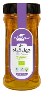 عسل چهل گیاه با موم سولاکان